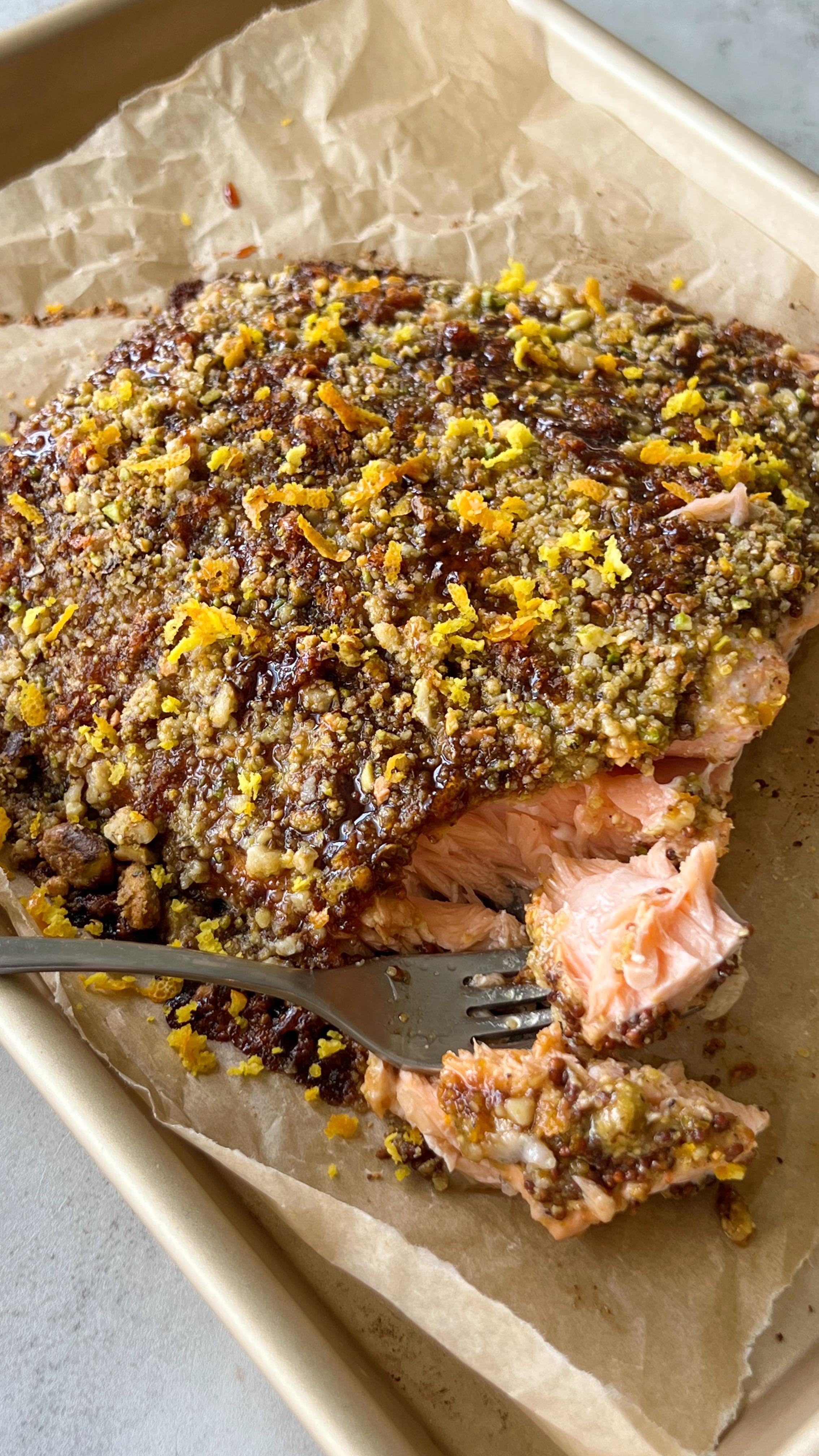Maple Tahini Salmon Bowls with Wild Rice Something Nutritious