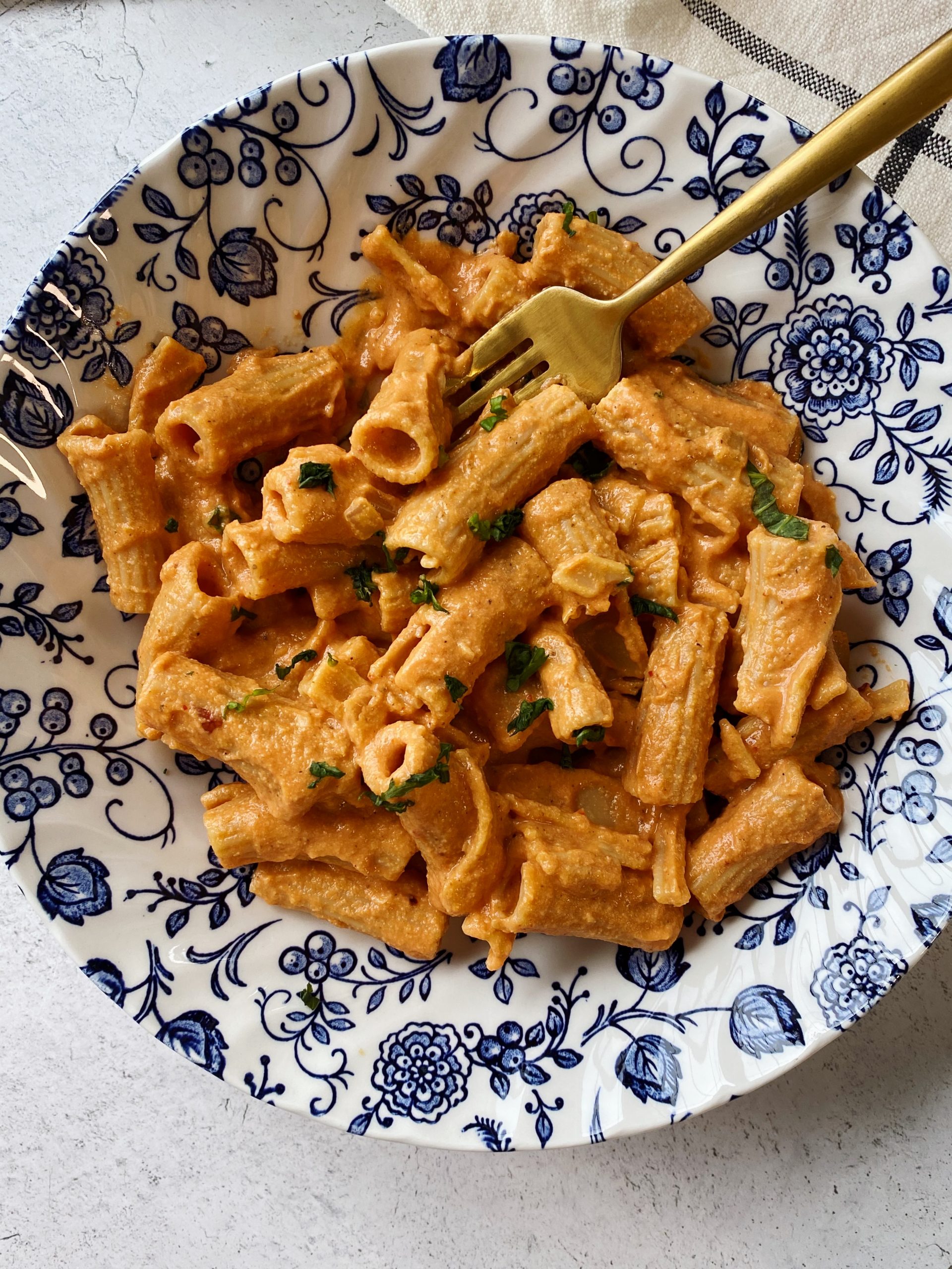 Vegan Creamy Pasta Sauce - Something Nutritious