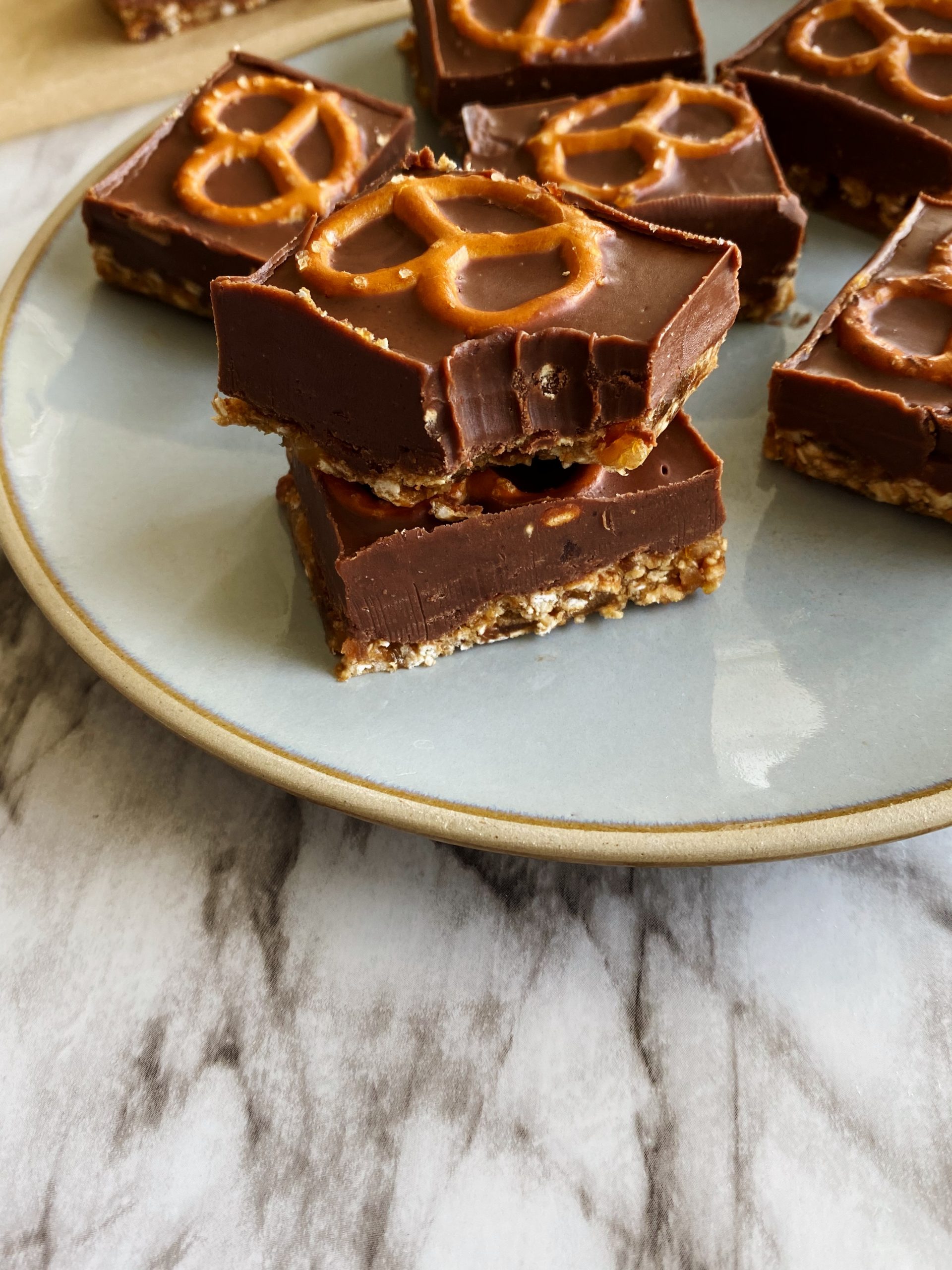 Drumstick Chocolate Pizza | caramel, pretzel, nuts, sea salt