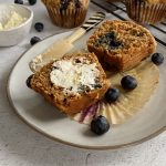 healthy blueberry muffins