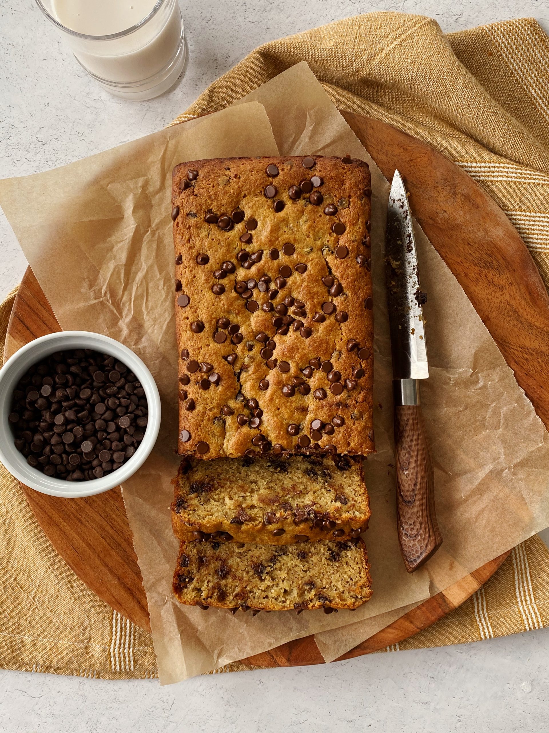 Chocolate Chip Banana Mini Loaves Recipe