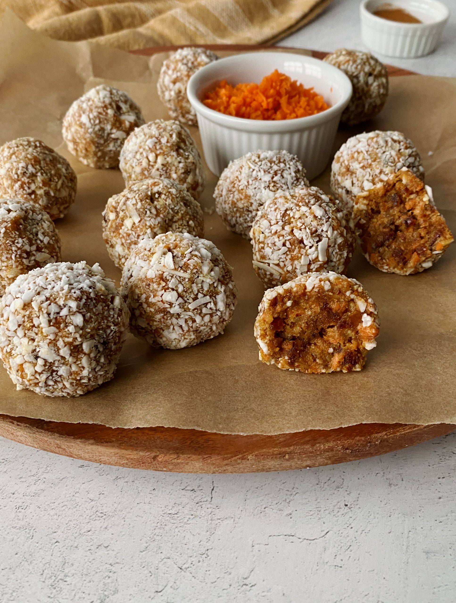 No Bake Carrot Date Bites