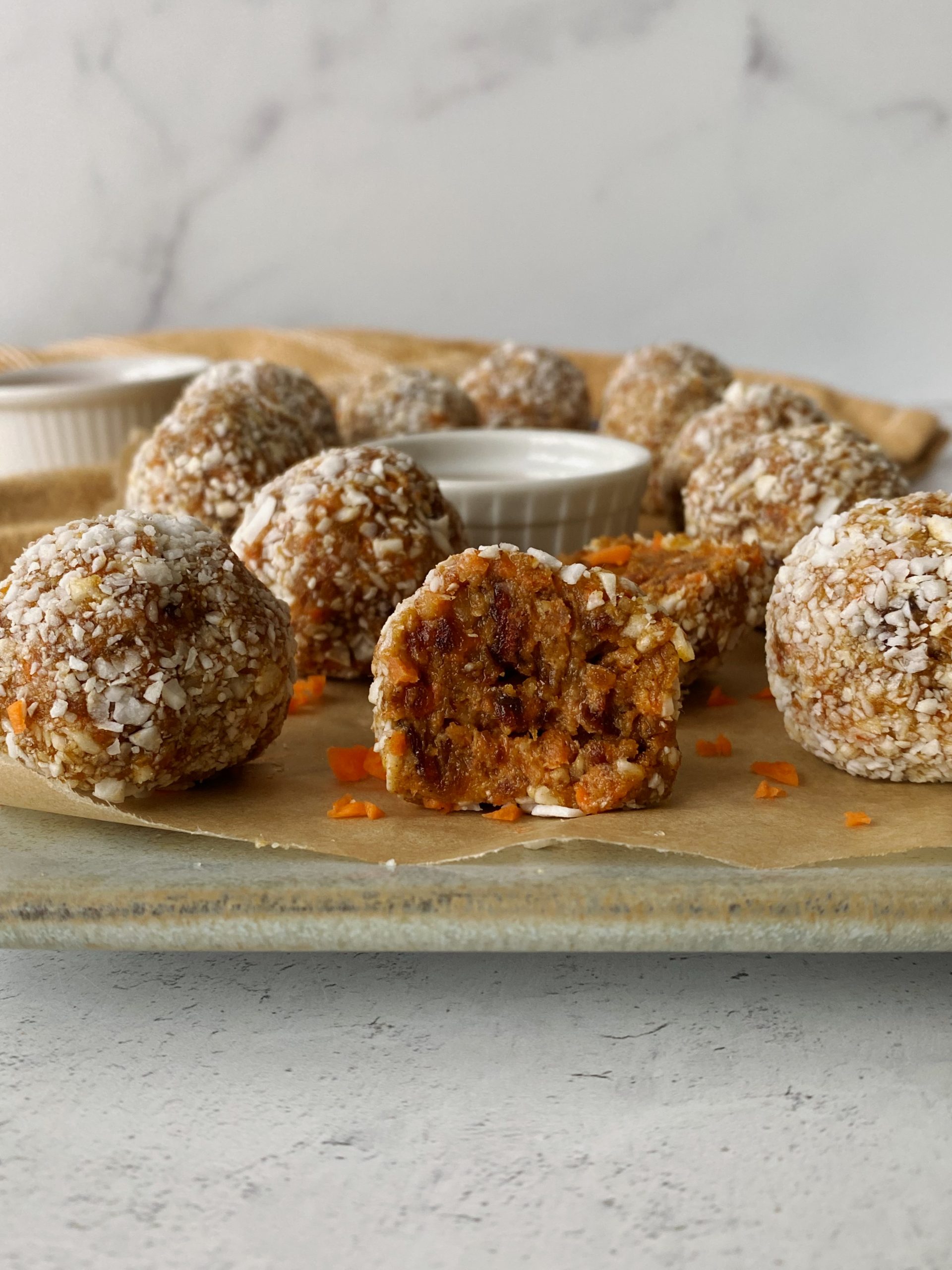 No-bake Carrot Cake Bites