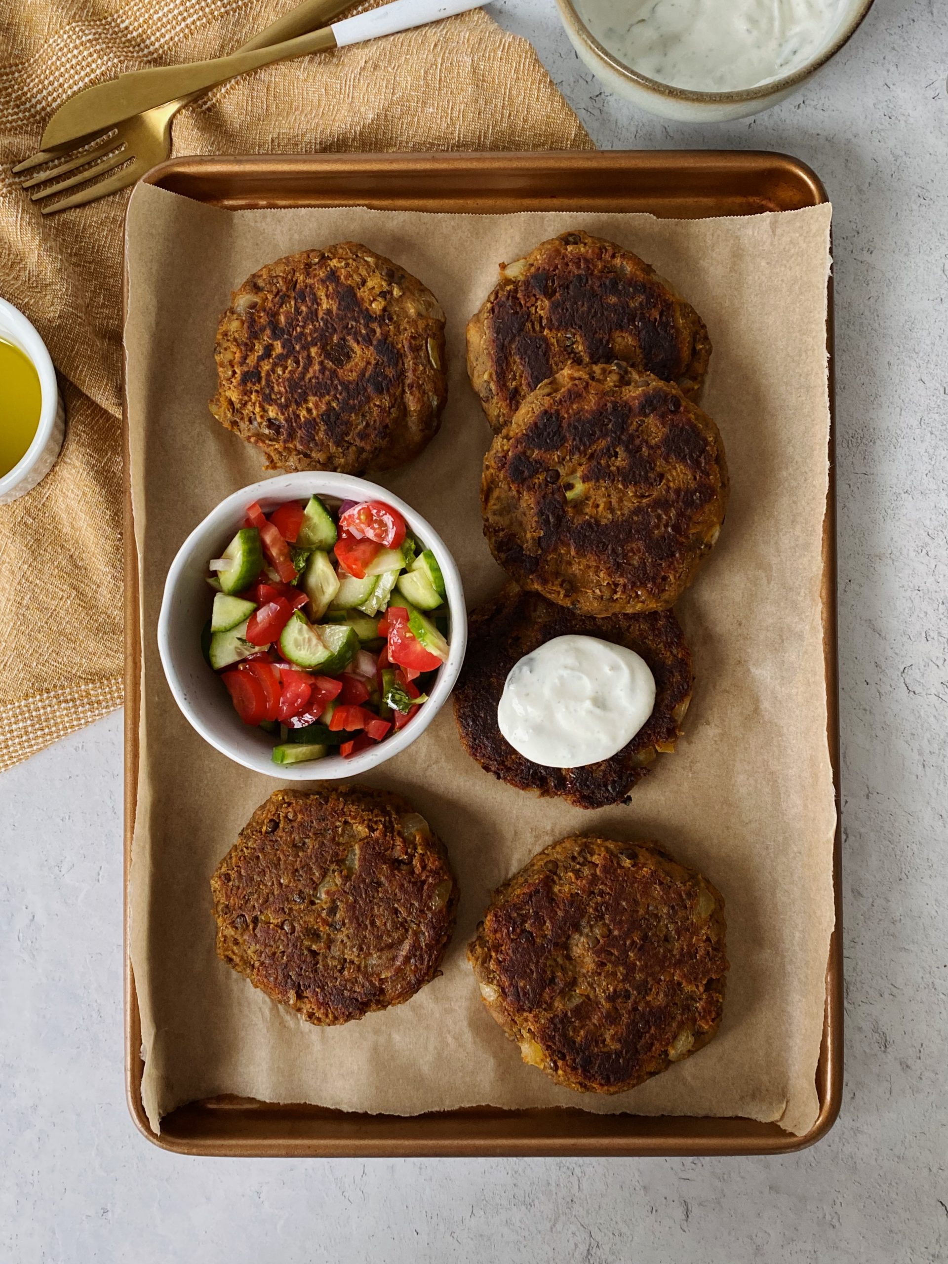 Lentil and Greens Patties - Occasionally Eggs