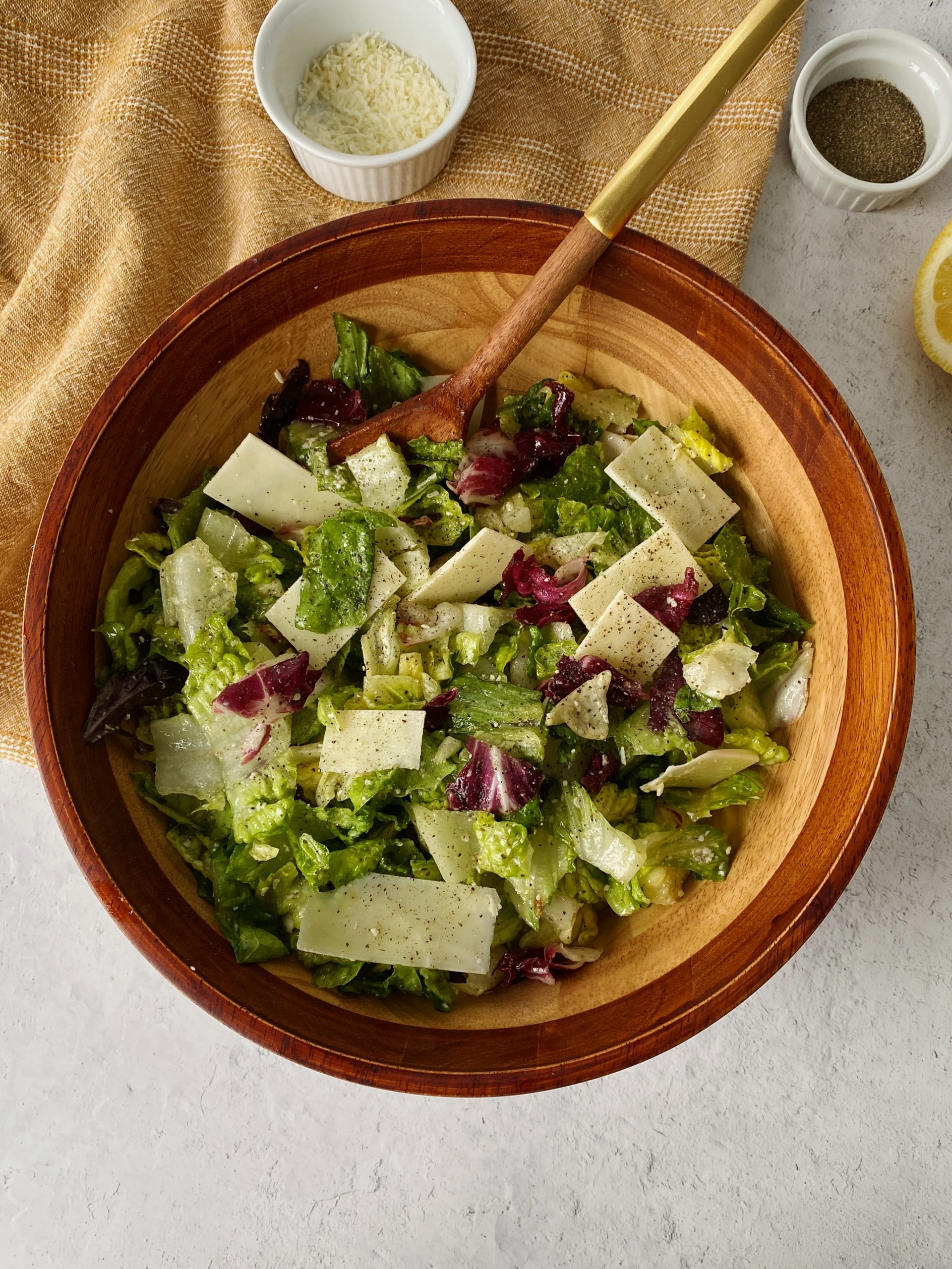 lemon parmesan salad
