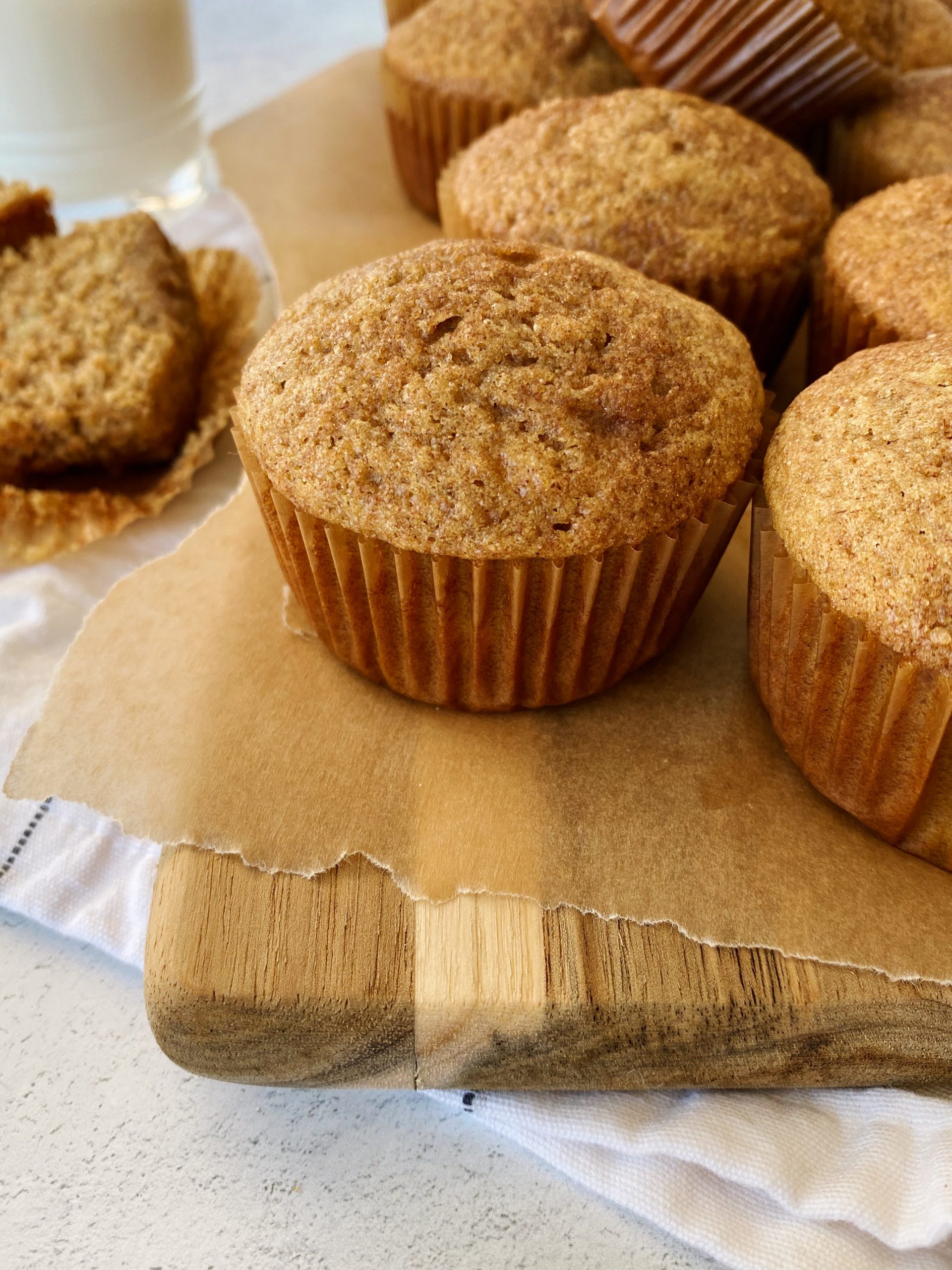 cinnamon banana muffins