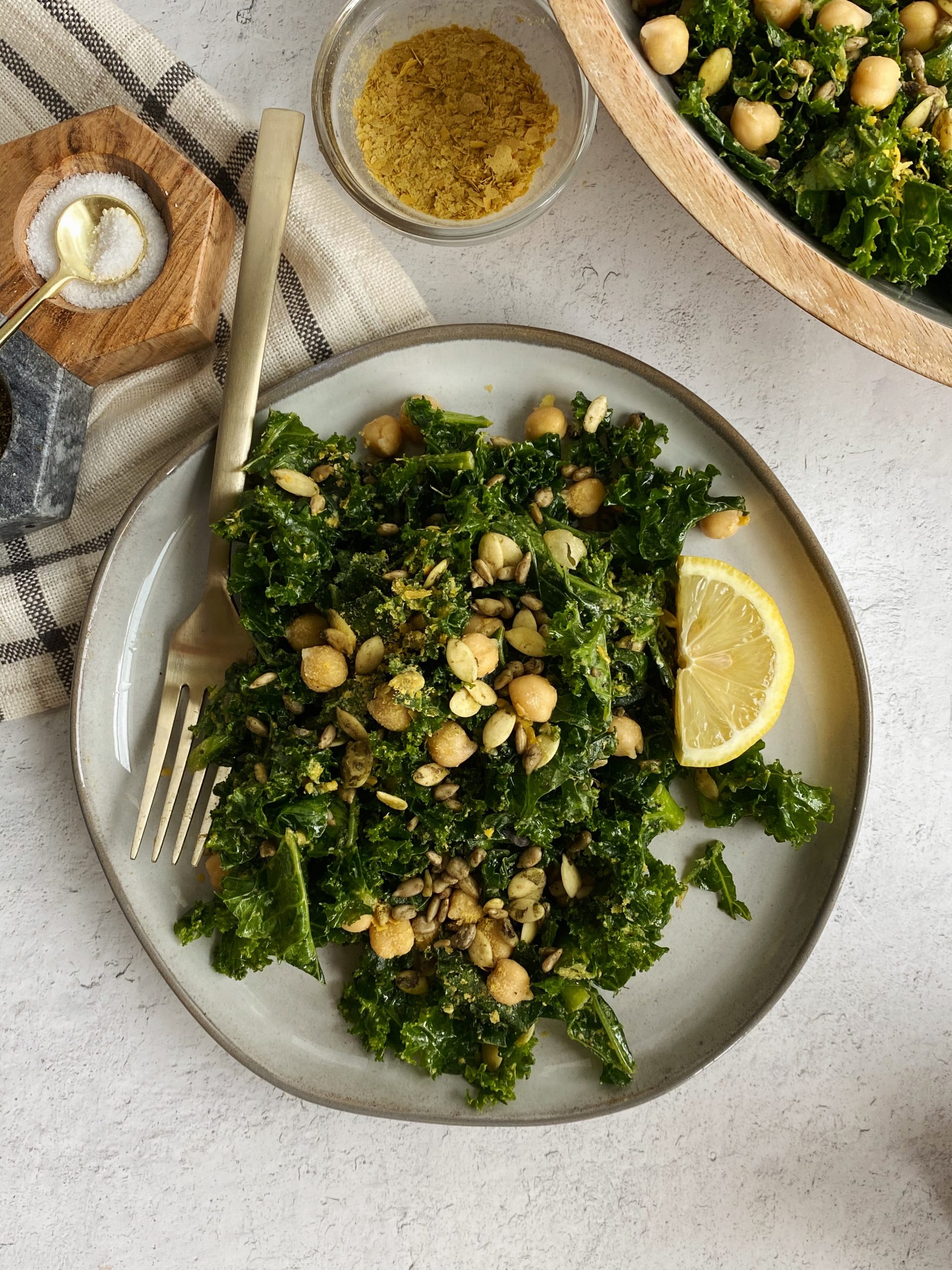 lemon kale salad