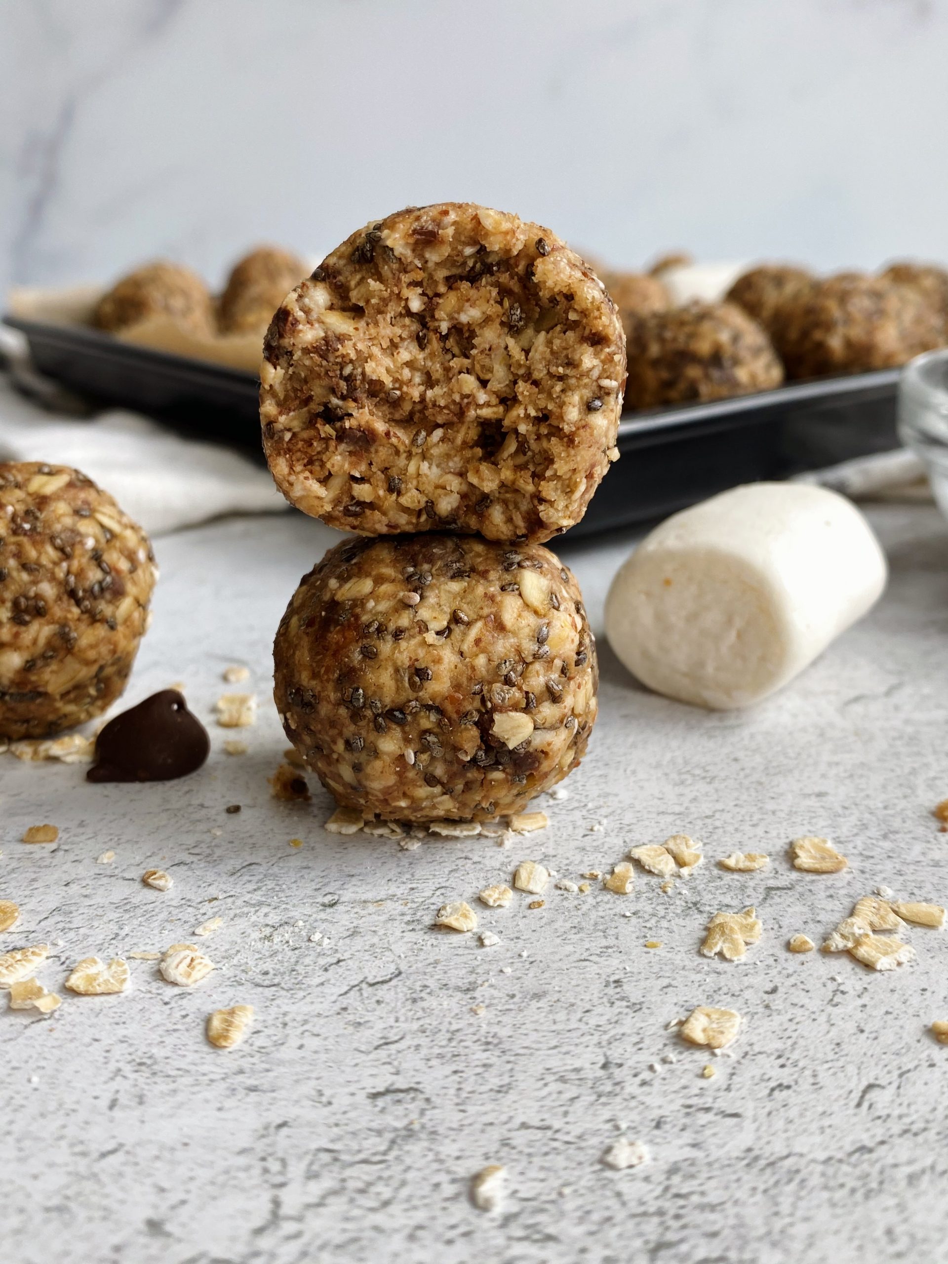 s'mores energy bites