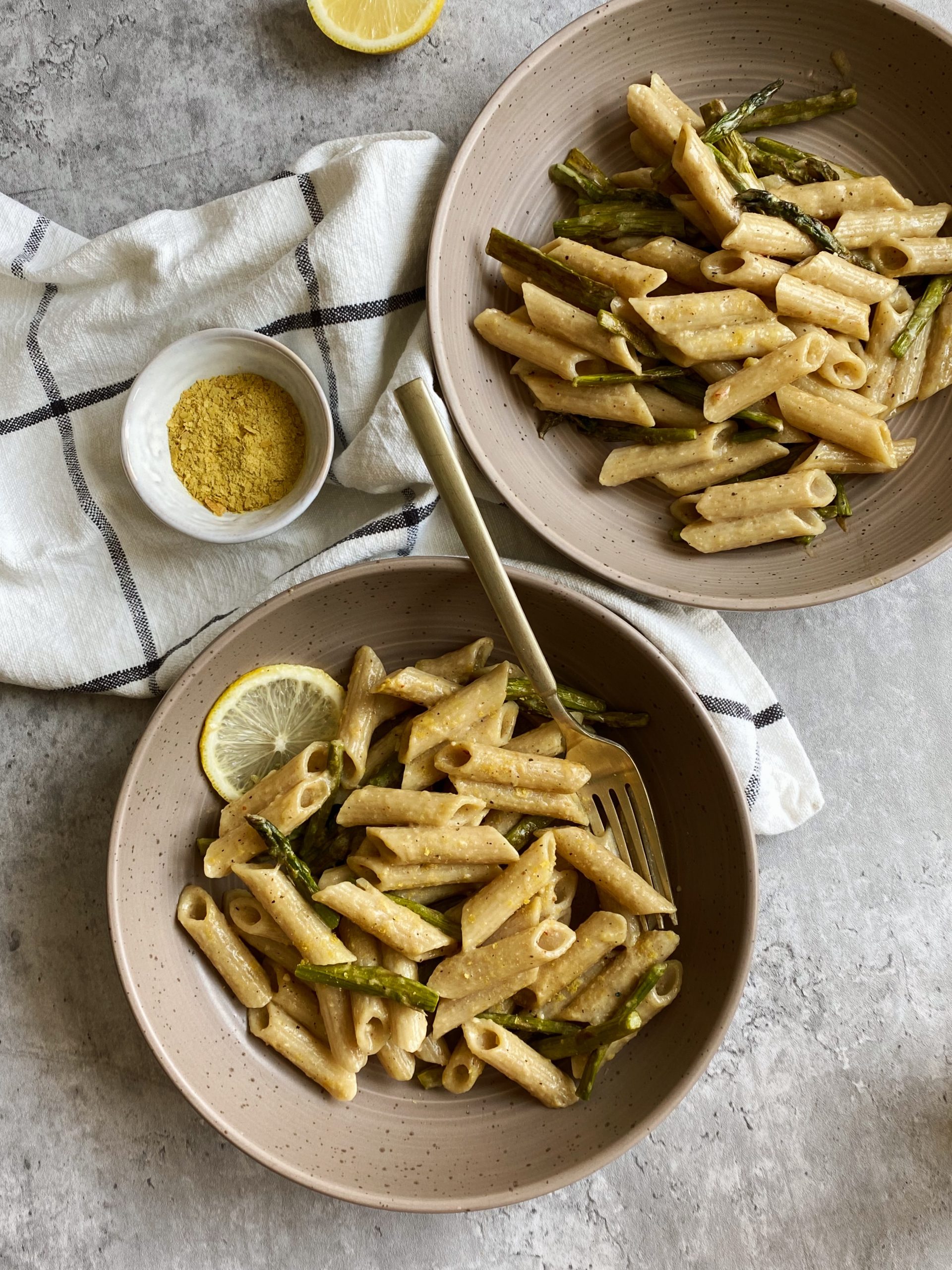 vegan lemon pasta