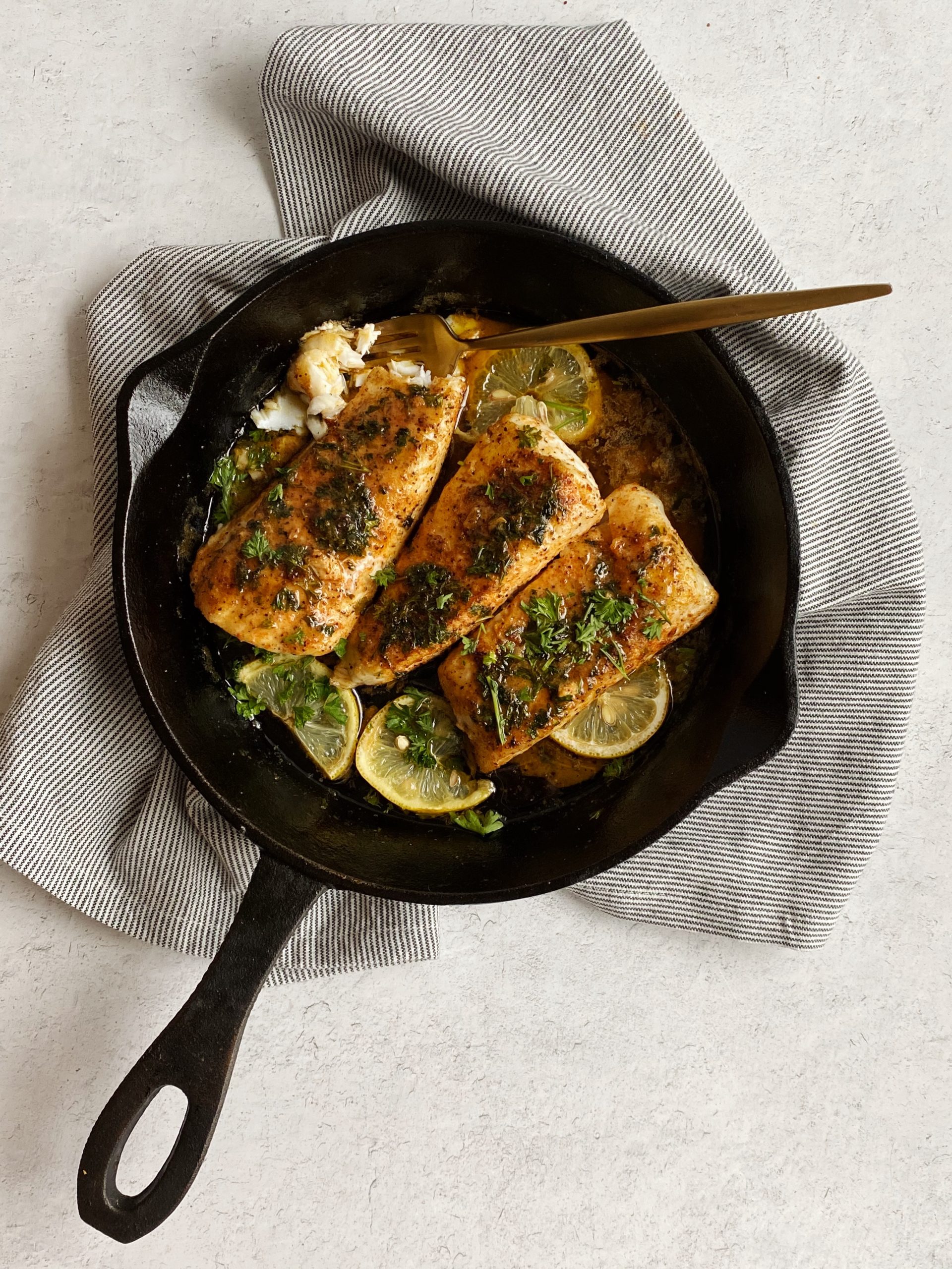 how to pan sear fish