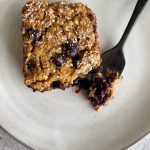 baked blueberry oatmeal bars