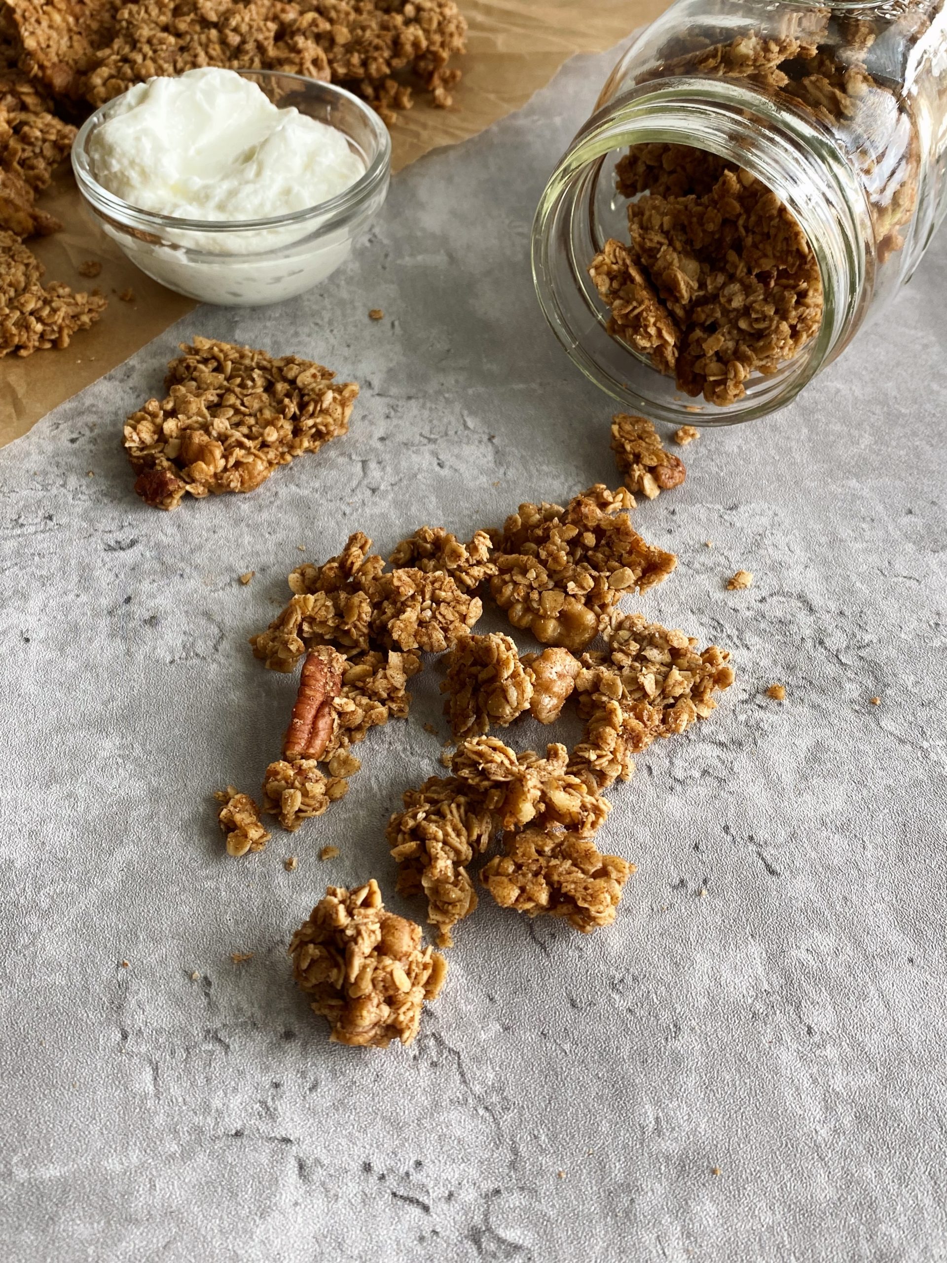 maple cinnamon granola