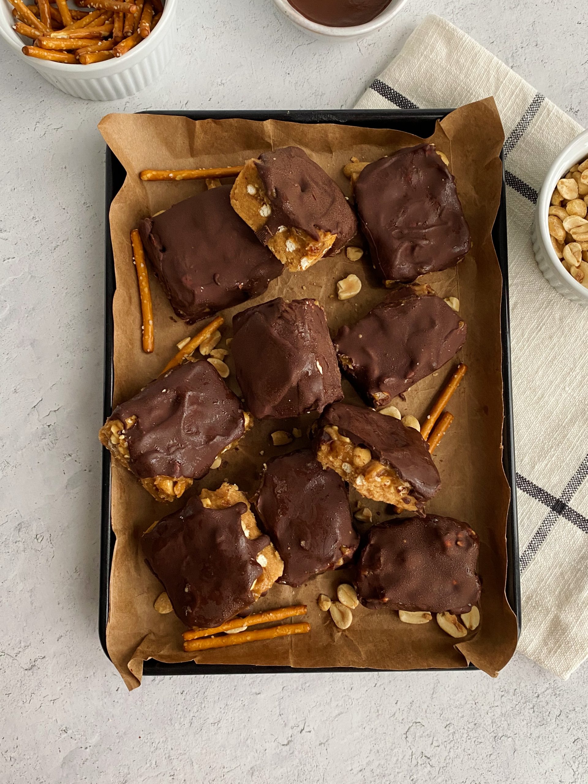 Homemade Chocolate Candy Bars Recipe