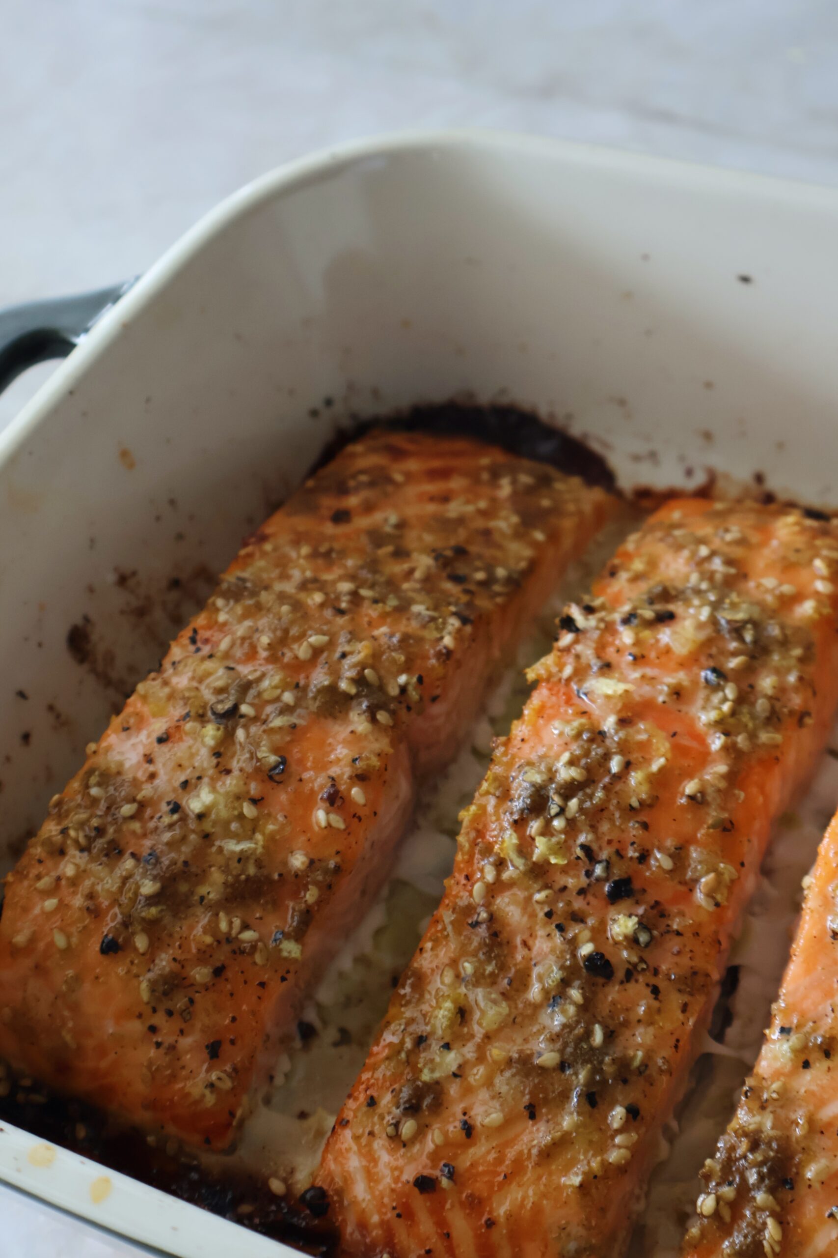 honey za'atar salmon