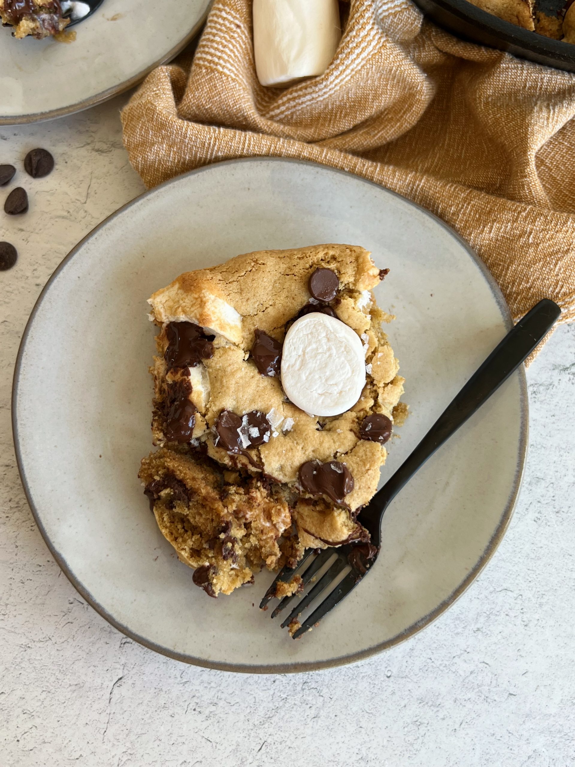 Healthy S'mores Skillet Cookie