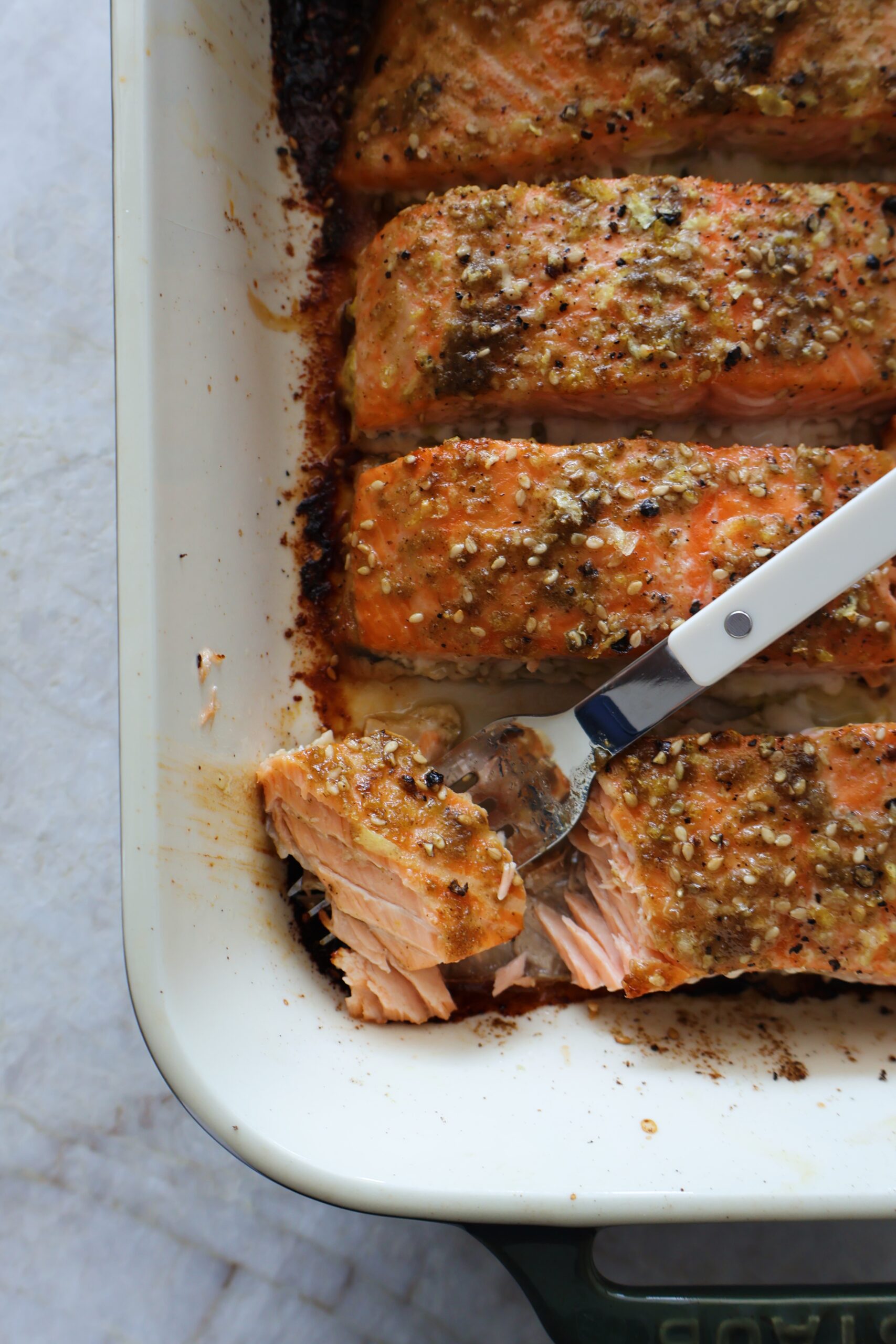 honey za'atar salmon