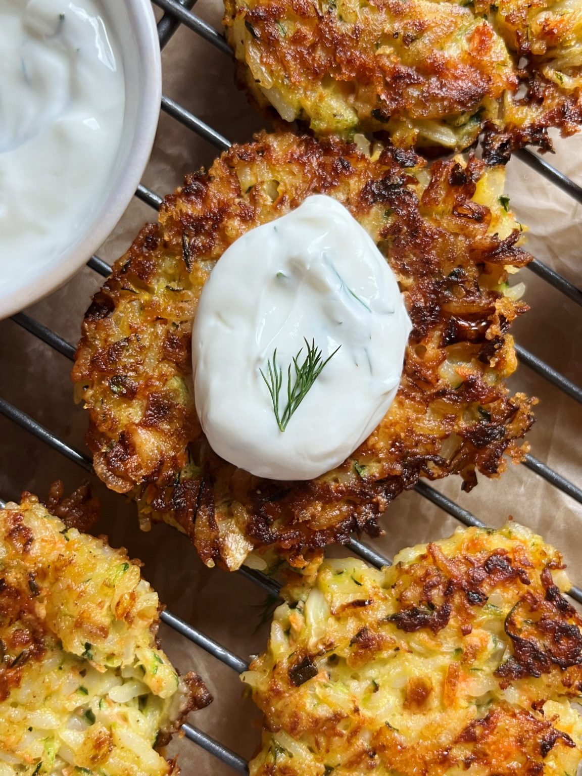 Veggie Rice Fritters - Something Nutritious