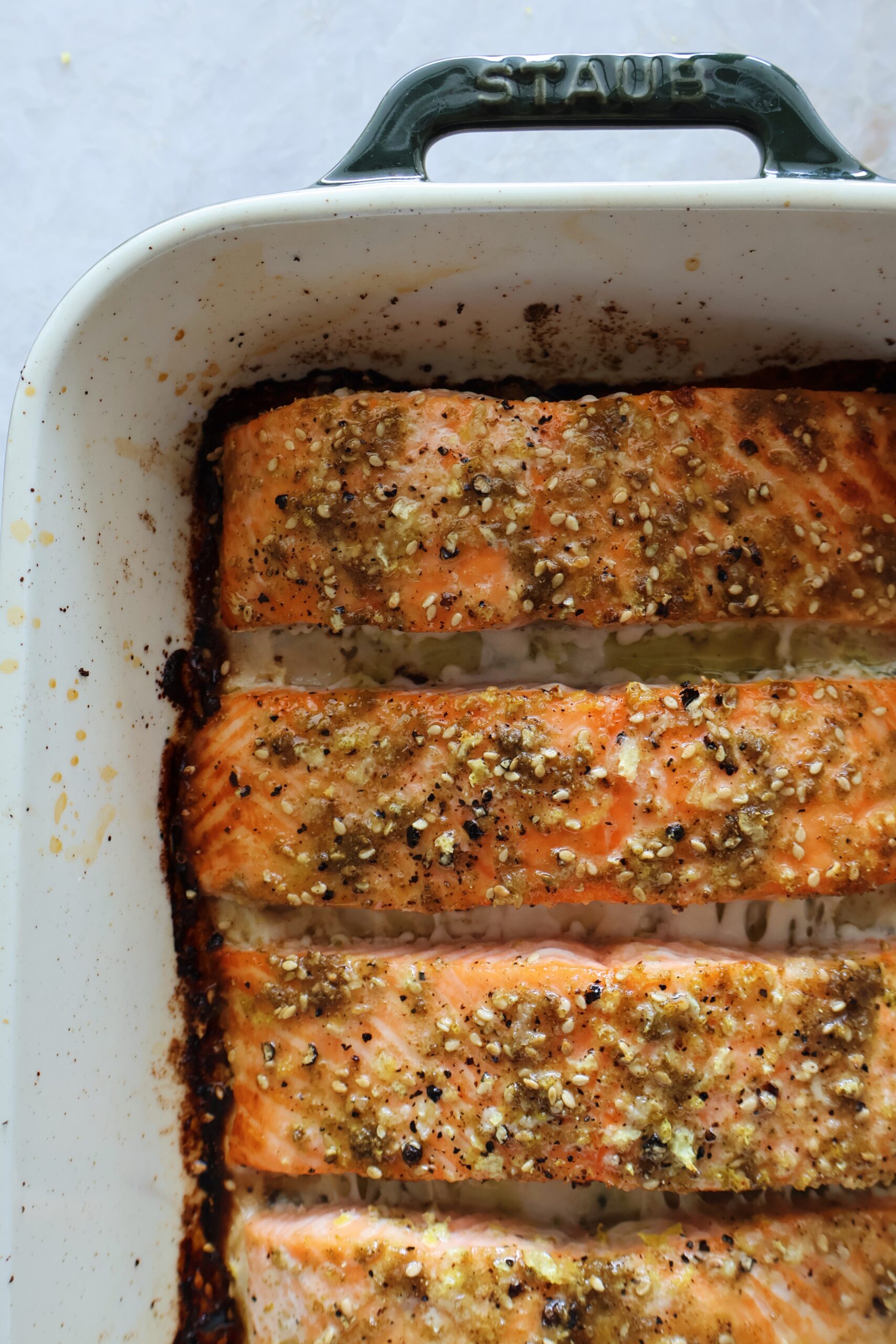 honey za'atar salmon