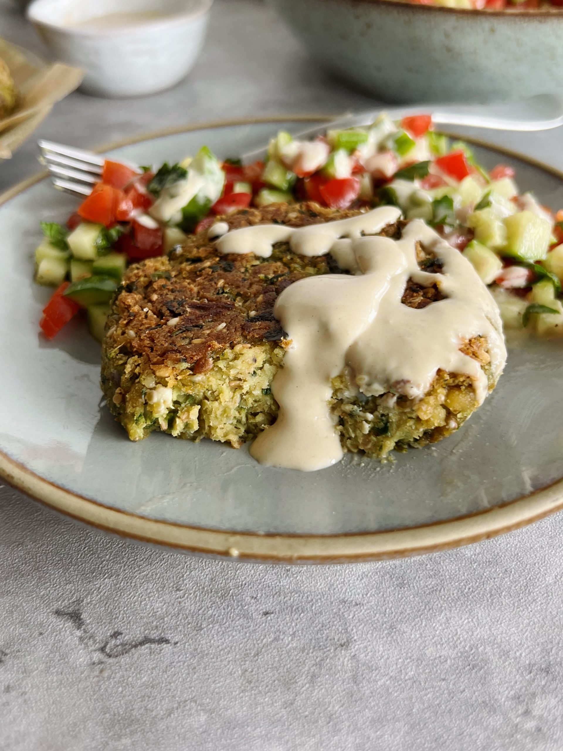 Falafel Veggie Burgers