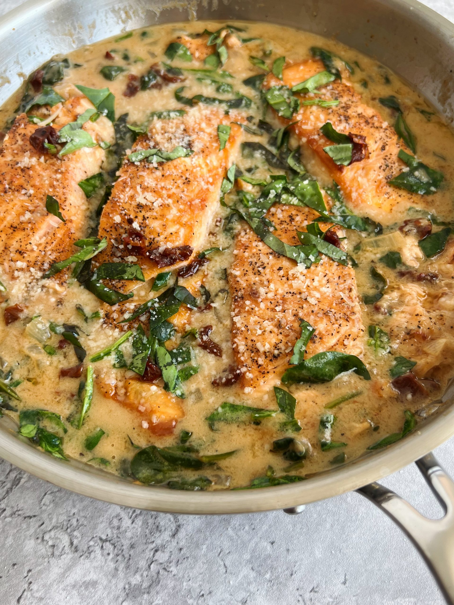 Creamy Tuscan Salmon