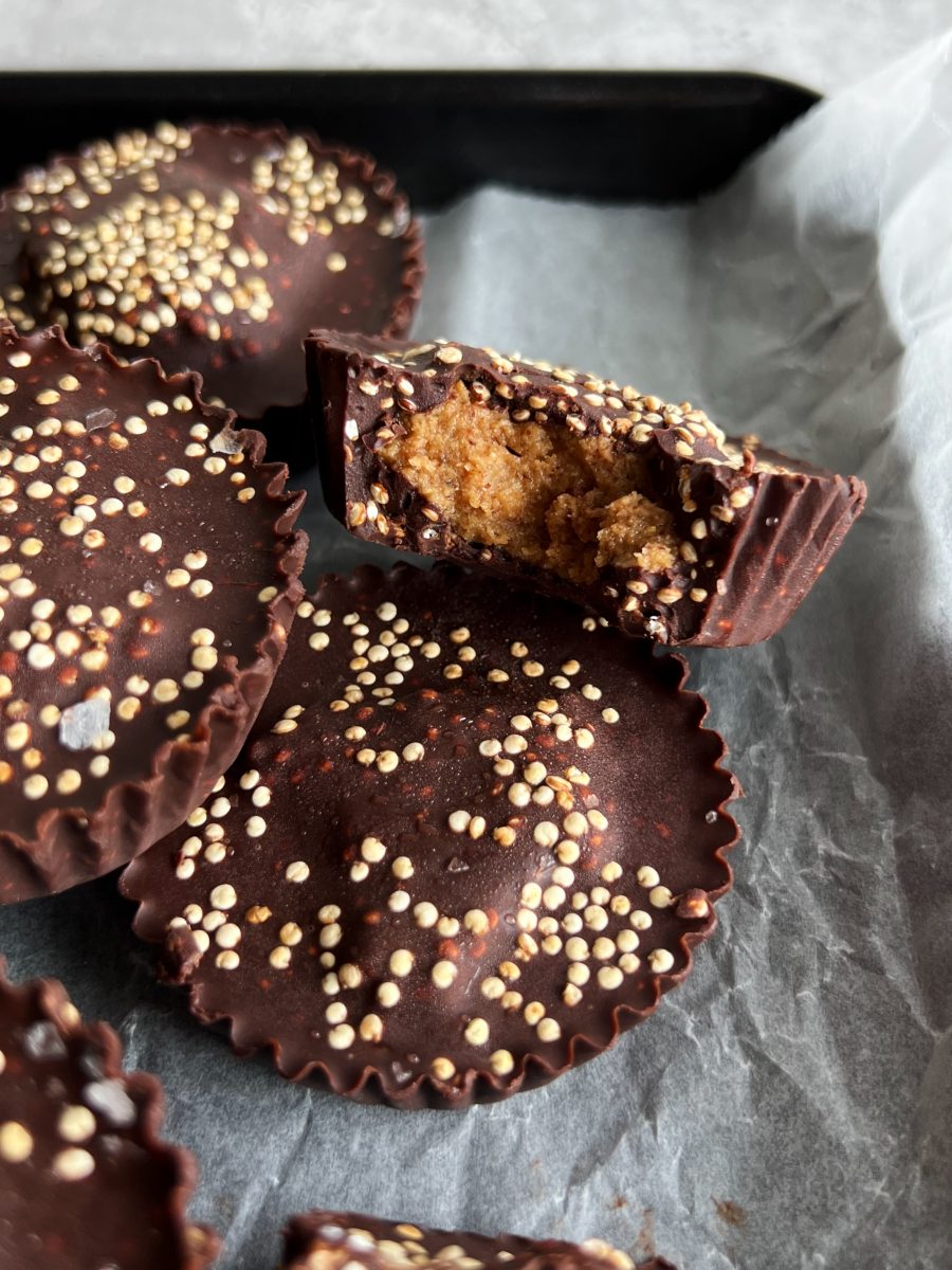 Quinoa Crispies (with Truffle Salt)