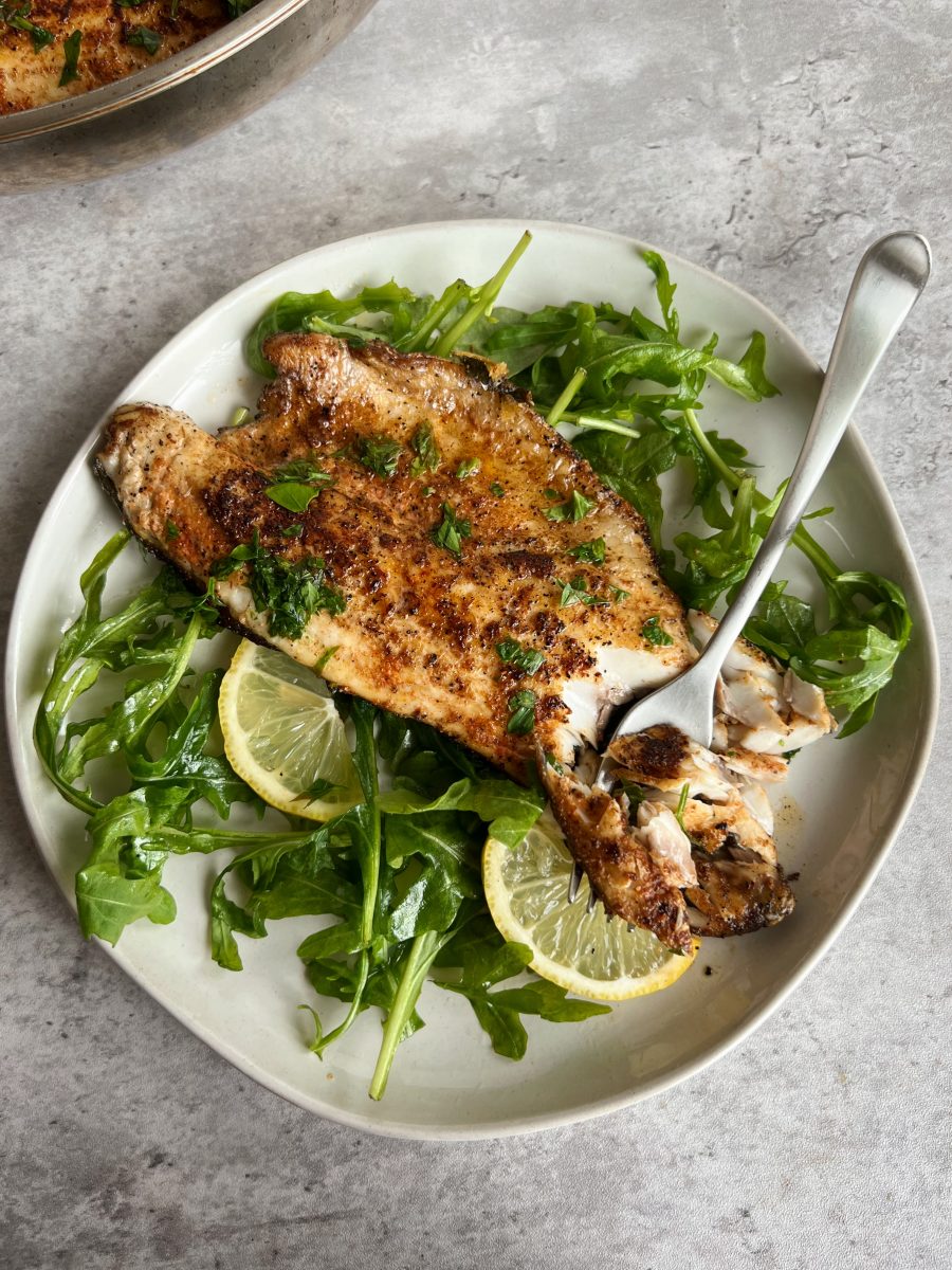 Pan-seared Branzino - Something Nutritious