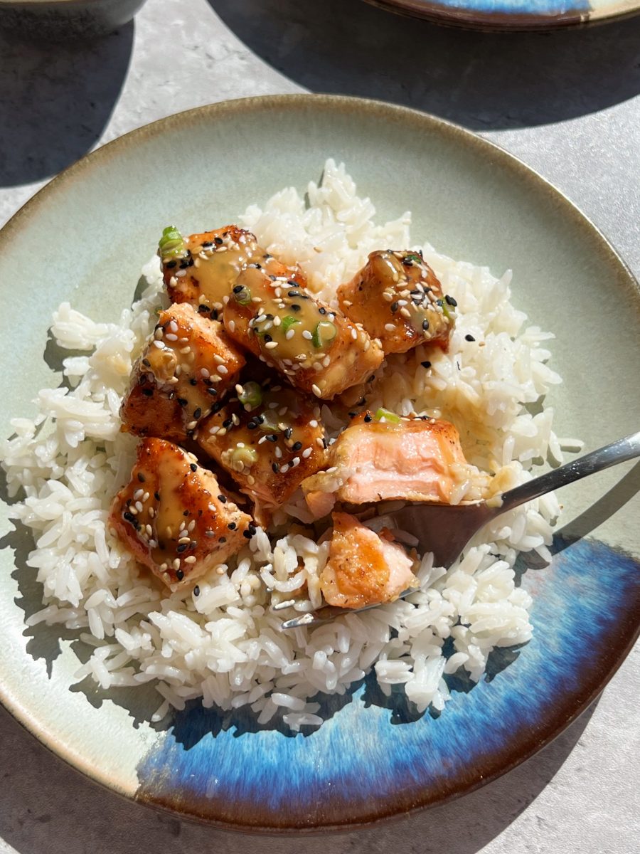 Tahini Maple Salmon Bites