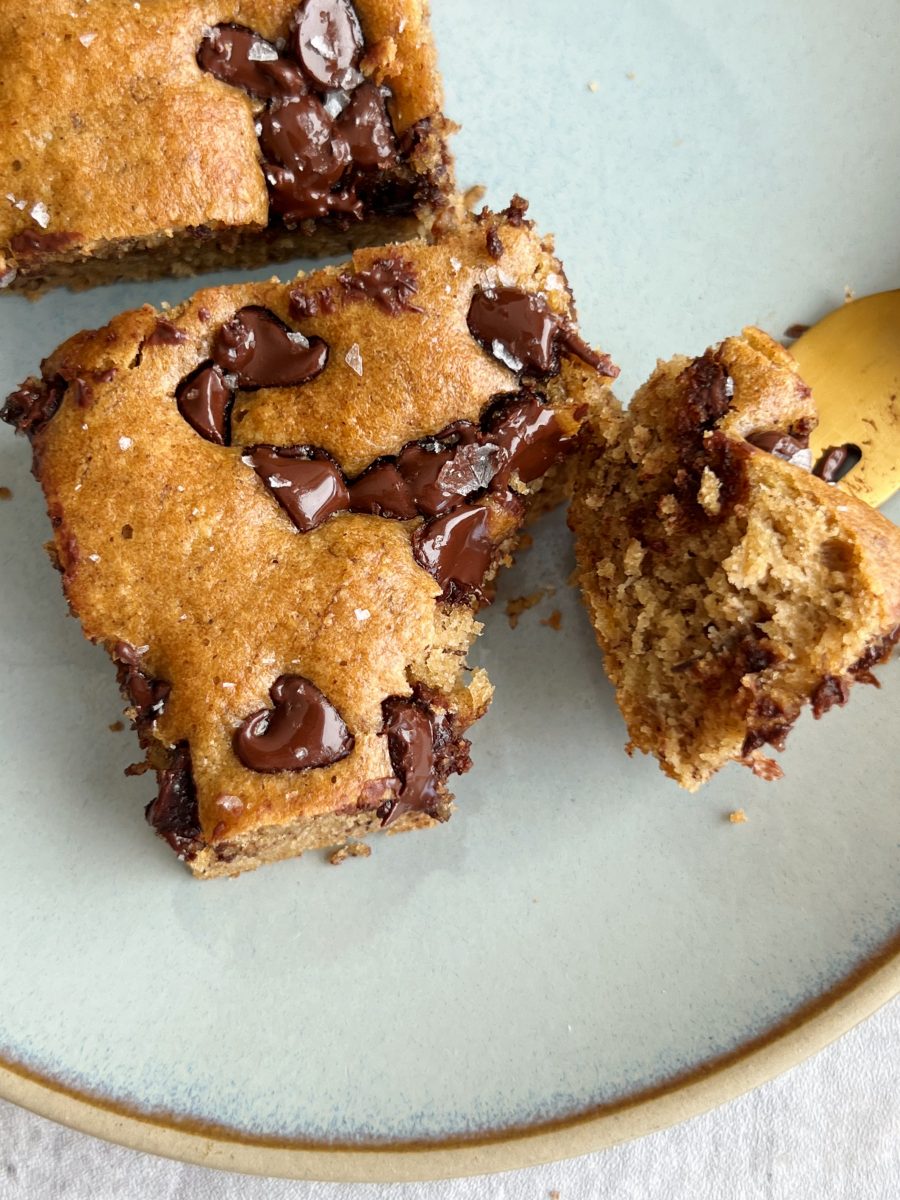 Olive Banana Bread Bars