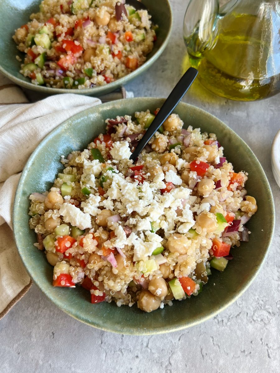 Mediterranean Quinoa Salad - Something Nutritious