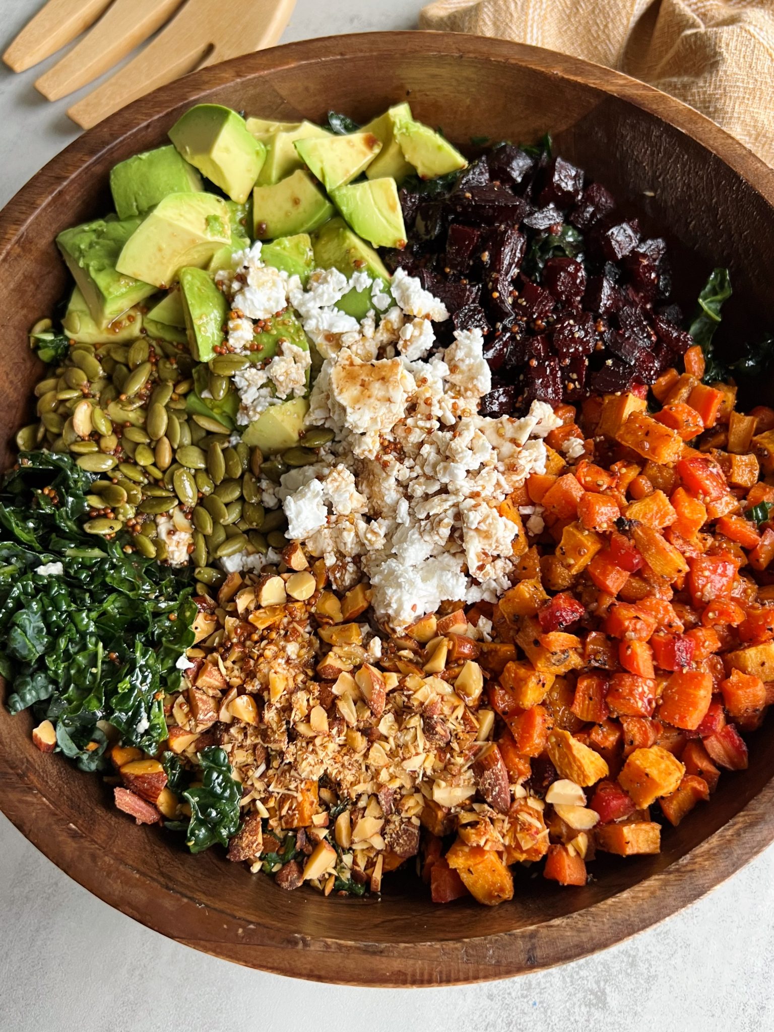 Roasted Beet Kale Salad Something Nutritious