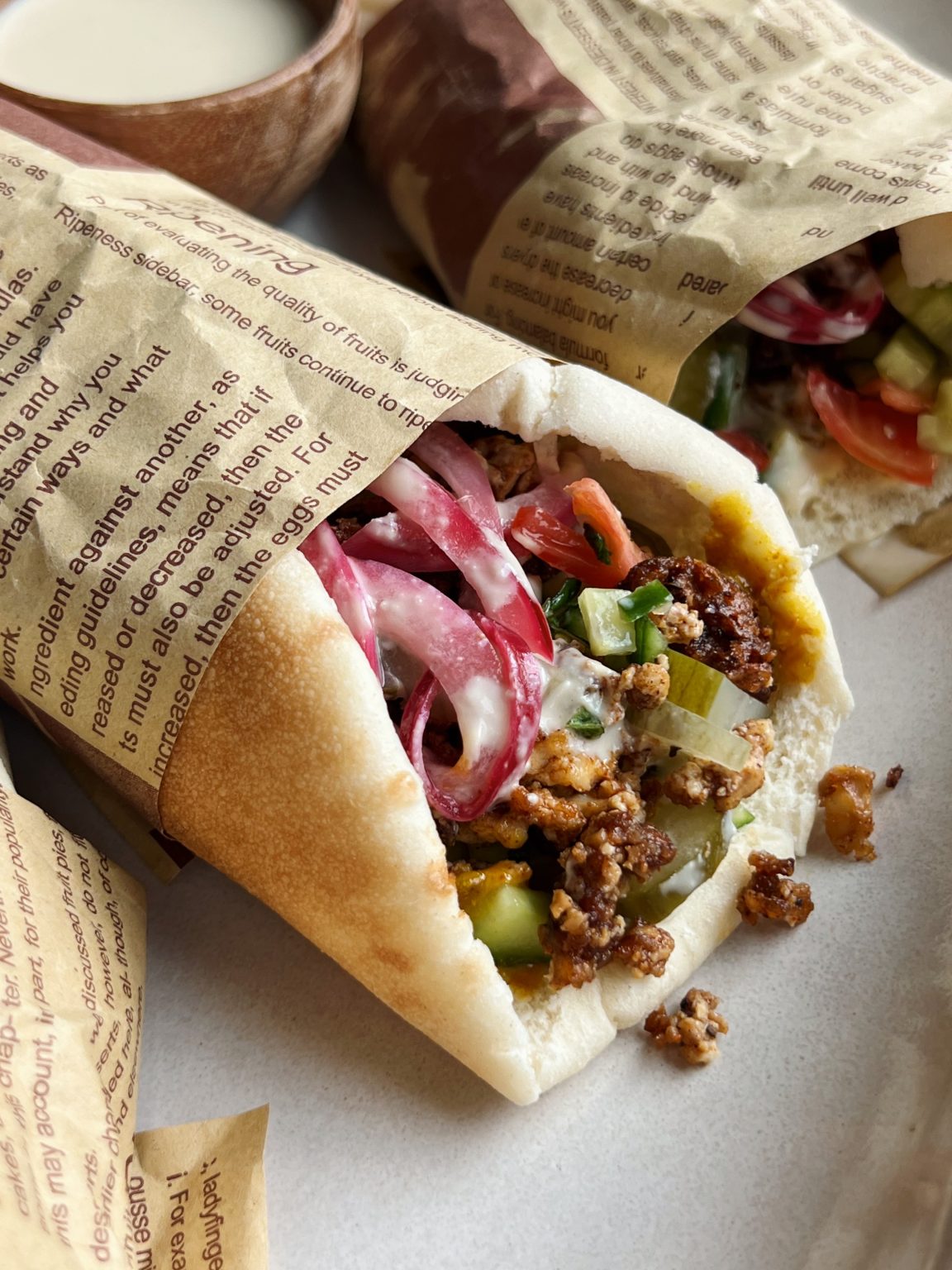 Shawarma Spiced Tofu Wraps Something Nutritious