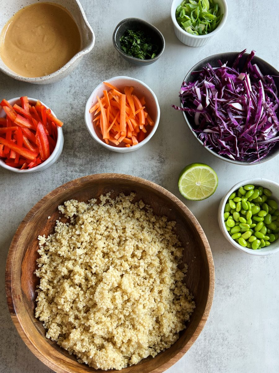 Thai-Inspired Quinoa Salad Jars Food & Nutrition Magazine - Stone Soup