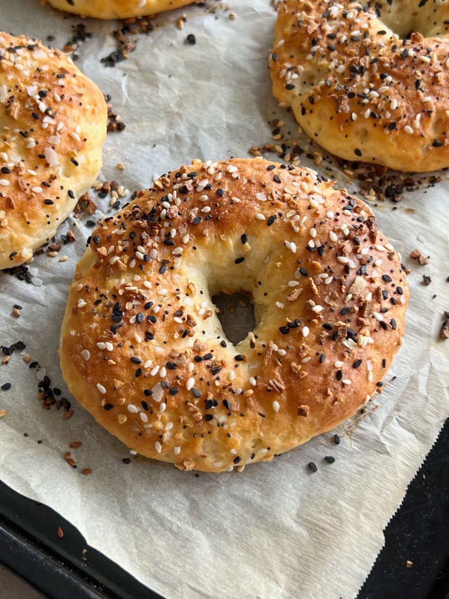 Greek Yogurt Bagels - Something Nutritious