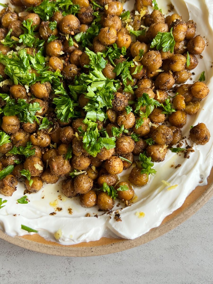 za'atar roasted chickpeas