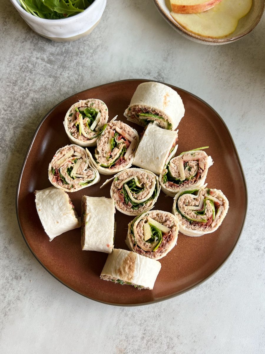 Tuna Salad Pinwheels Something Nutritious