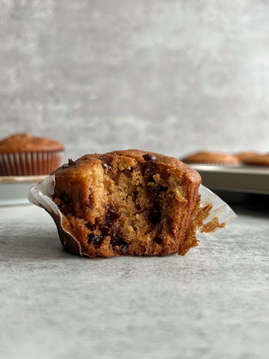 chocolate chip yogurt muffins