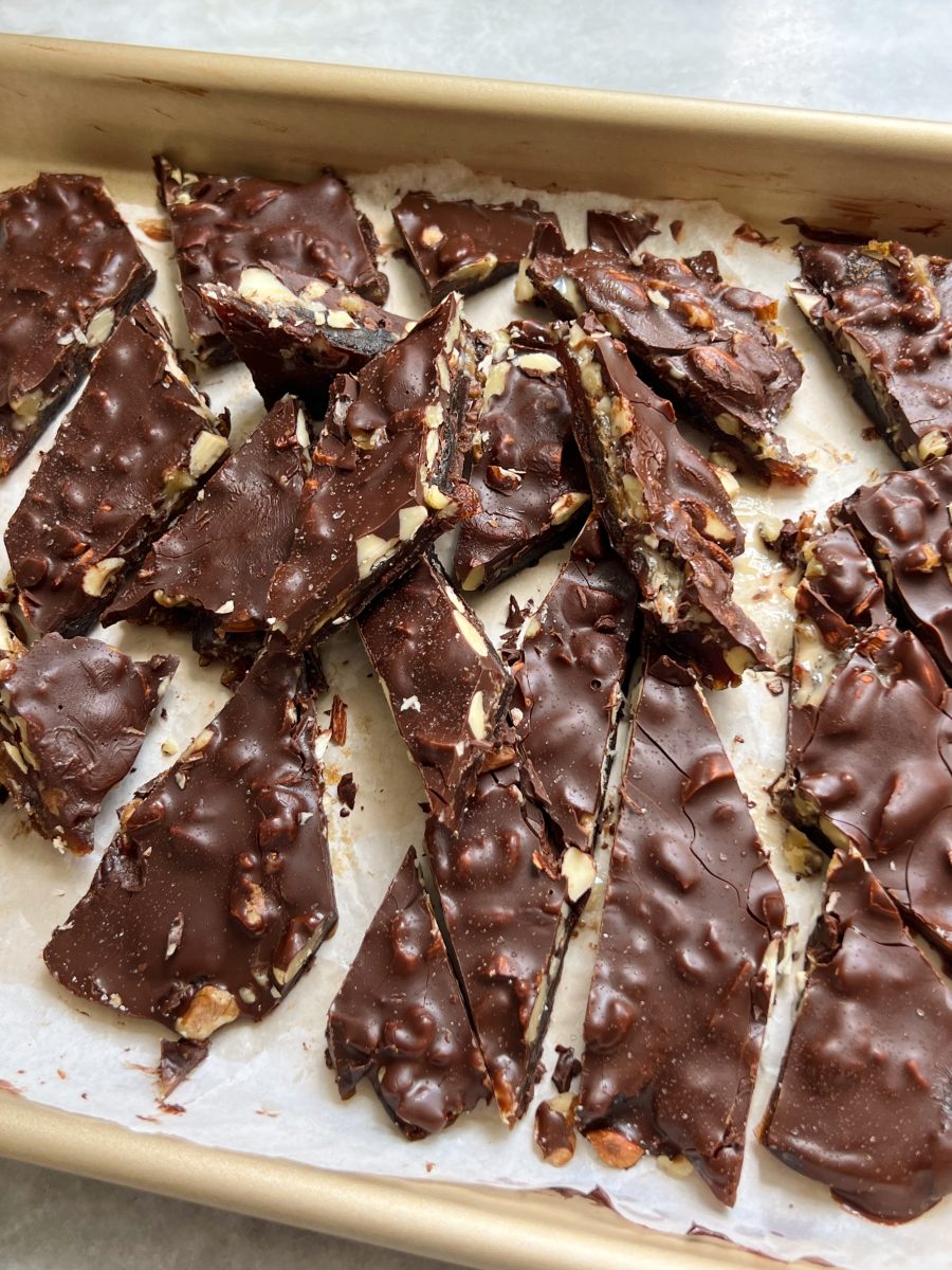 tahini date bark