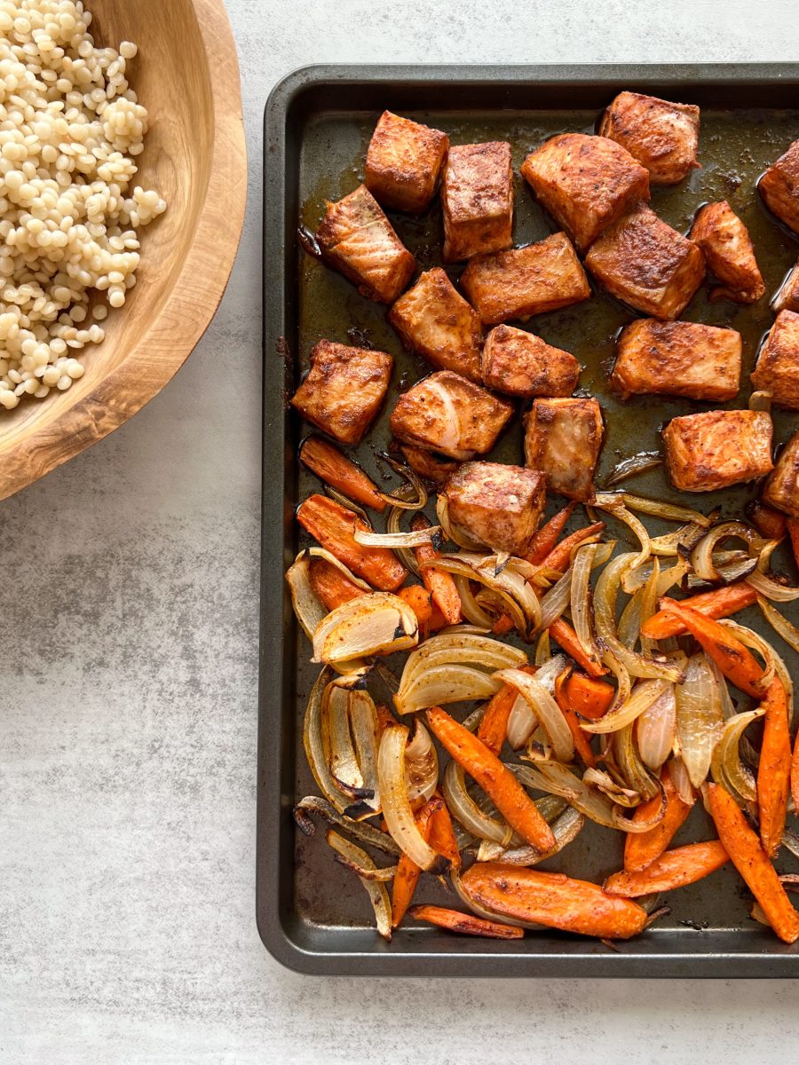 salmon couscous salad