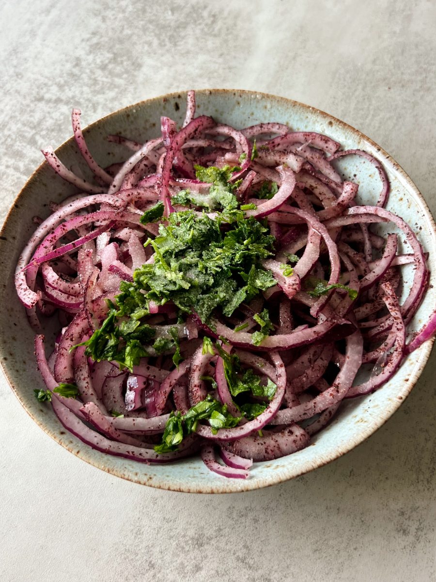 Sumac Marinated Onions - Something Nutritious