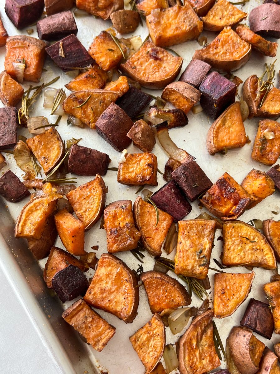 Roasted Sweet Potatoes & Fresh Figs Recipe