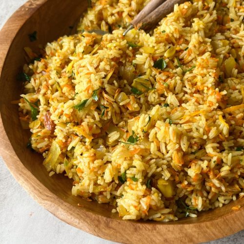 Zesty Rice Orange Zested Rice - Something Nutritious