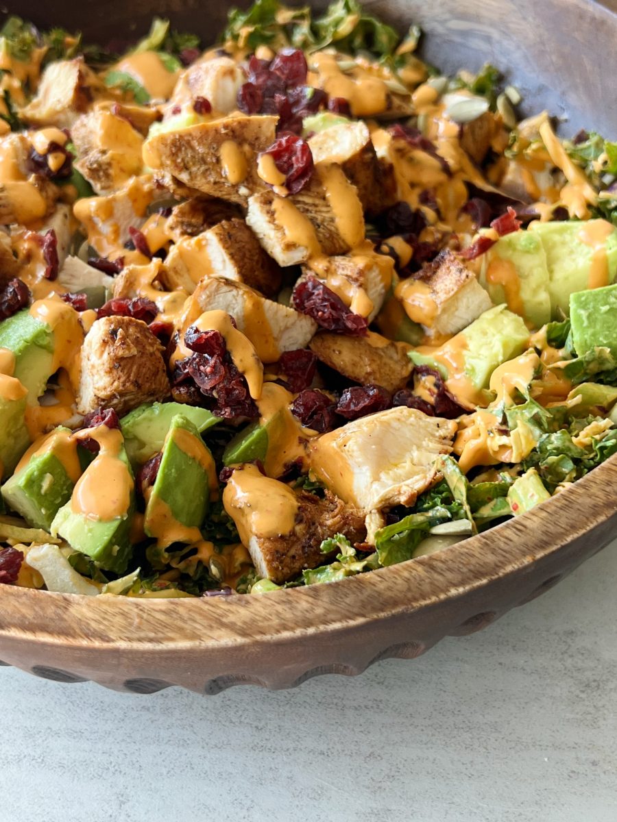 Grilled Chicken Kale Salad