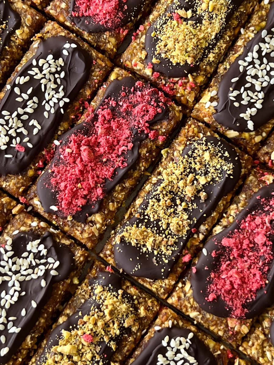 Pistachio Date & Oat Bars Something Nutritious
