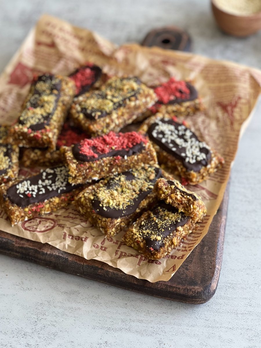 Pistachio Date & Oat Bars Something Nutritious