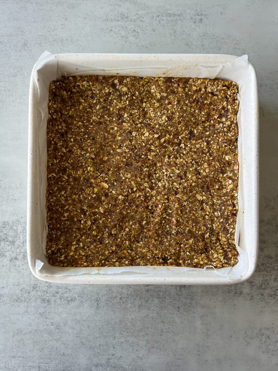 Pistachio Date & Oat Bars Something Nutritious