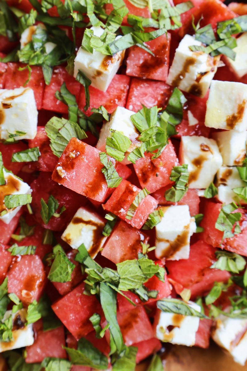 CALORIES IN 1 SERVING 1 OZ WATERMELON AND FETA SALAD AND NUTRITION FACTS visual data 2