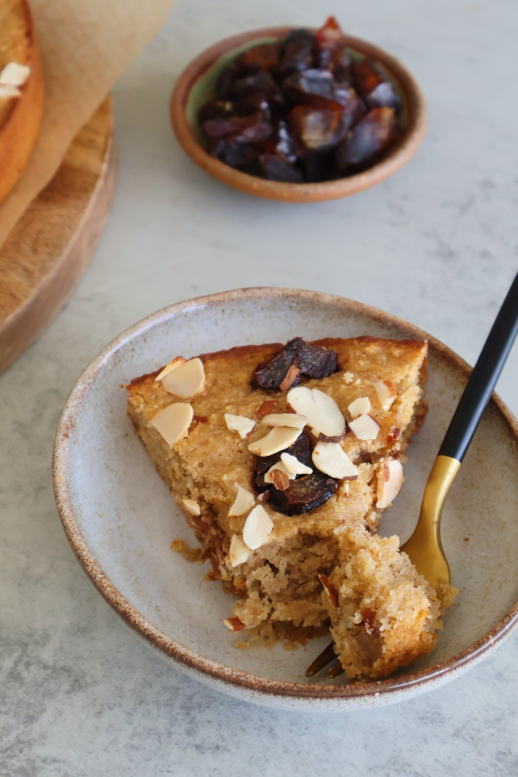 Gluten-free Apple Date Honey Cake