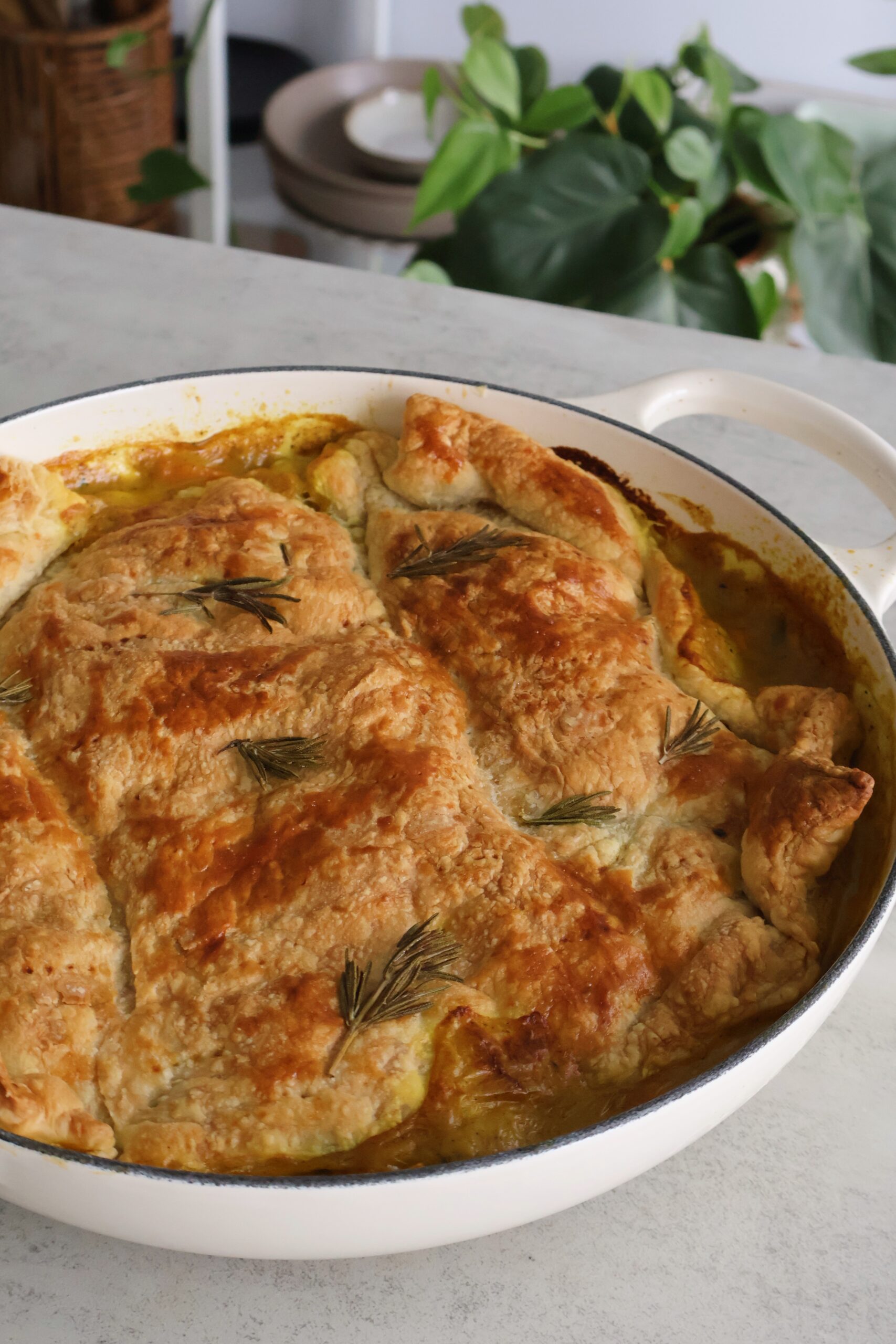 fall harvest pot pie