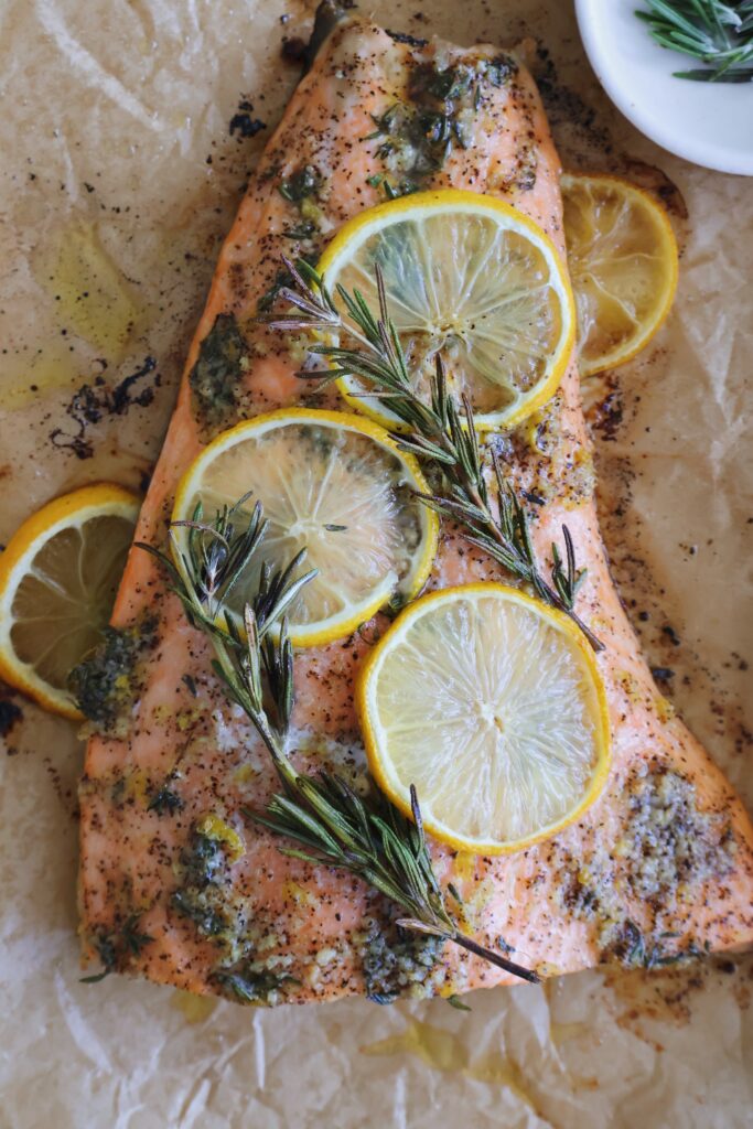 lemon rosemary salmon