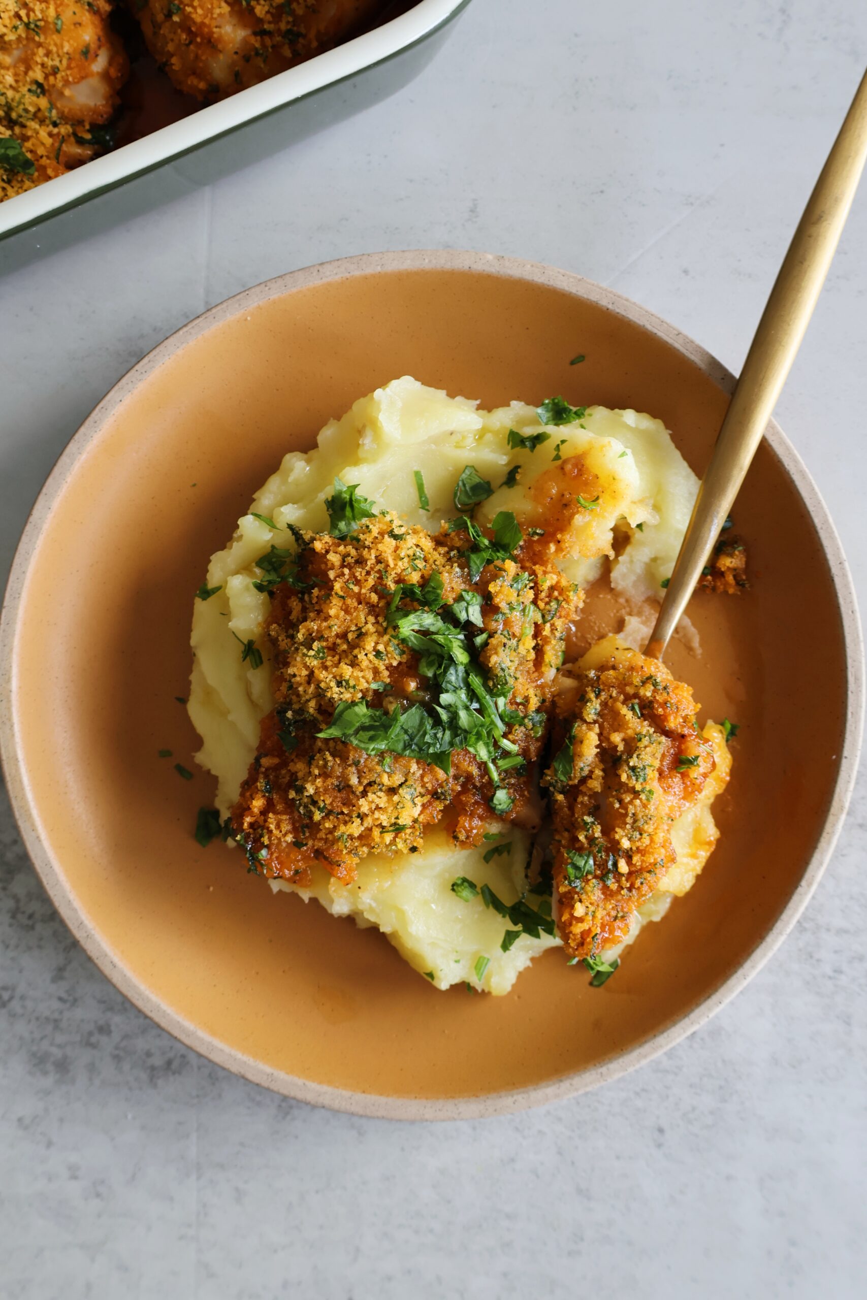 apricot breaded chicken